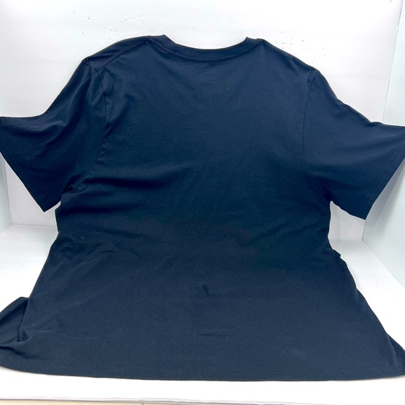 ADIDAS T-SHIRT, BLACK EXTRA LARGE SUZE, THREE STRIP STYLE, WHITE STRIPS - Picture 6 of 14